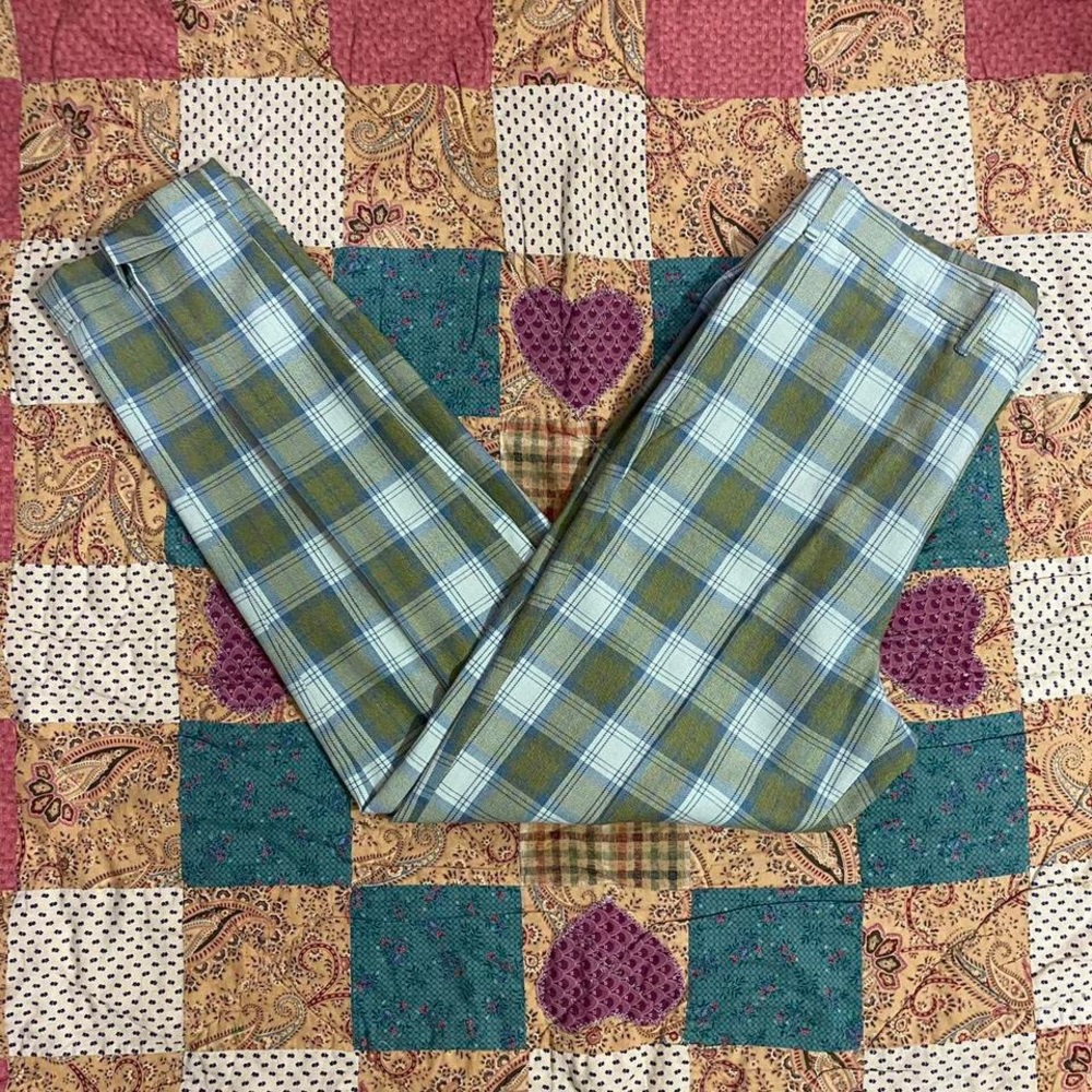 VINTAGE Plaid Pants